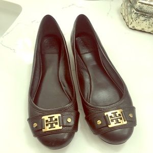 Black Tory Burch Flats